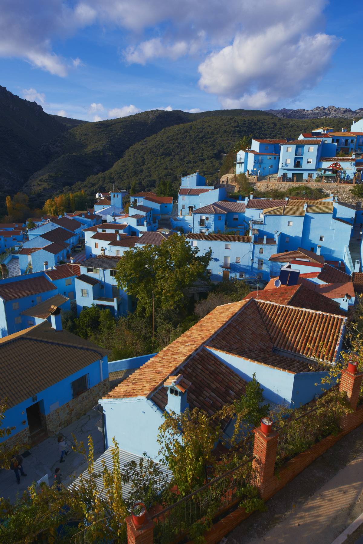 Juzcar, Genal river valley, Serrana de Ronda, Spain